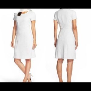 Hugo Boss Dipela Light Gray Sheath Work Dress US2